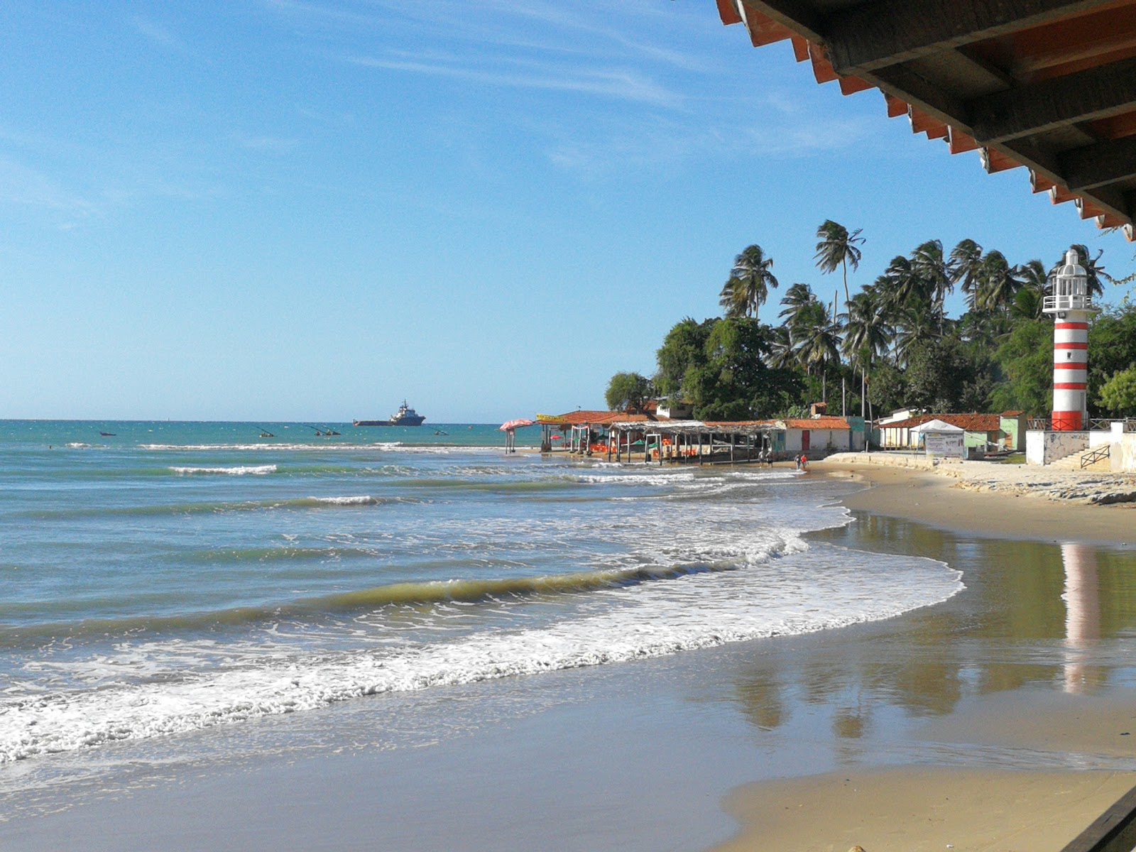Foto von Praia da Barra do Curu und die siedlung