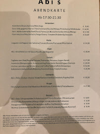 Restaurant Abi's Restaurant &Bar à Meinerzhagen (la carte)