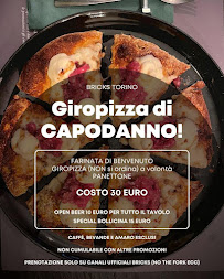 Bricks à Turin menu