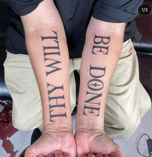 Explore ariel tattoo ideas, creative tattoo ideas in El Paso, available at Pumping Ink Tattoo Parlor