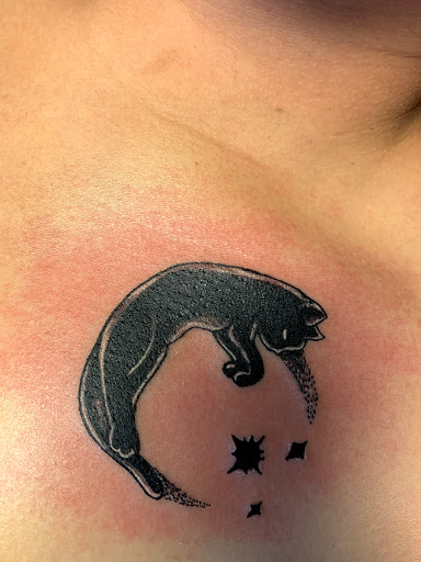 Explore small line work tattoo ideas, creative tattoo ideas in Seymour, available at American Gypsy Tattoo Corp.