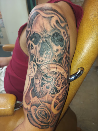 Explore tattoo ideas for male chest, creative tattoo ideas in Odessa, available at Little Dragon Tattoos Studio