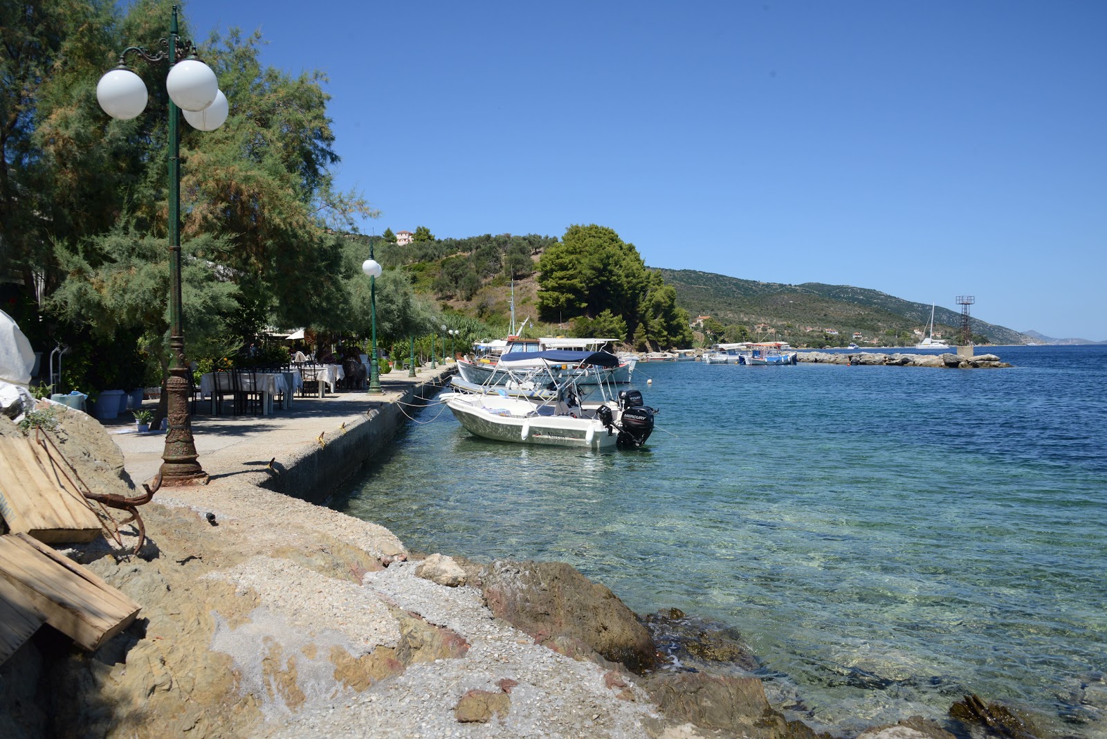 Foto de Paralia Kalamakia área de comodidades