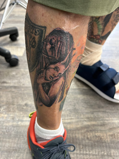 Explore braves tattoo ideas, creative tattoo ideas in Orlando, available at Fine Ink Studios Tattoos