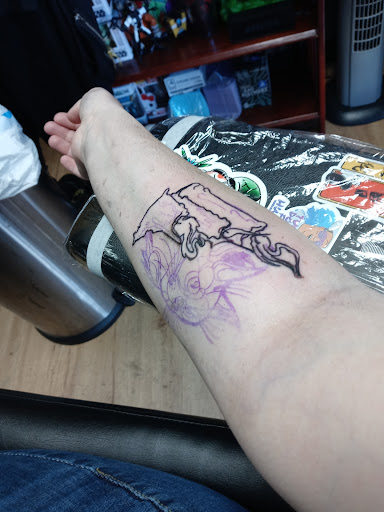 Explore fine line tattoo ideas, creative tattoo ideas in Odenton, available at Naked Art Tattoos