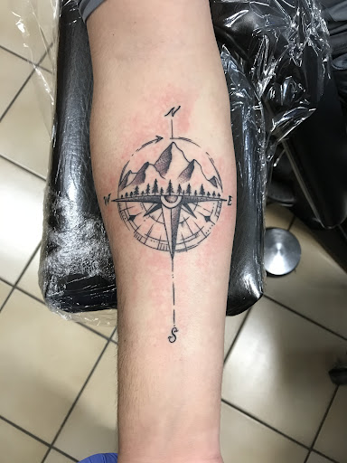 Explore family initials tattoo ideas, creative tattoo ideas in Albuquerque, available at Albuquerque Ink tattoo College Plaza