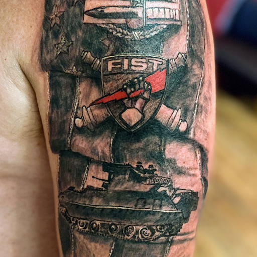 Explore tattoo ideas with childrens names, creative tattoo ideas in Brunswick, available at Brunswick Tattoo Company