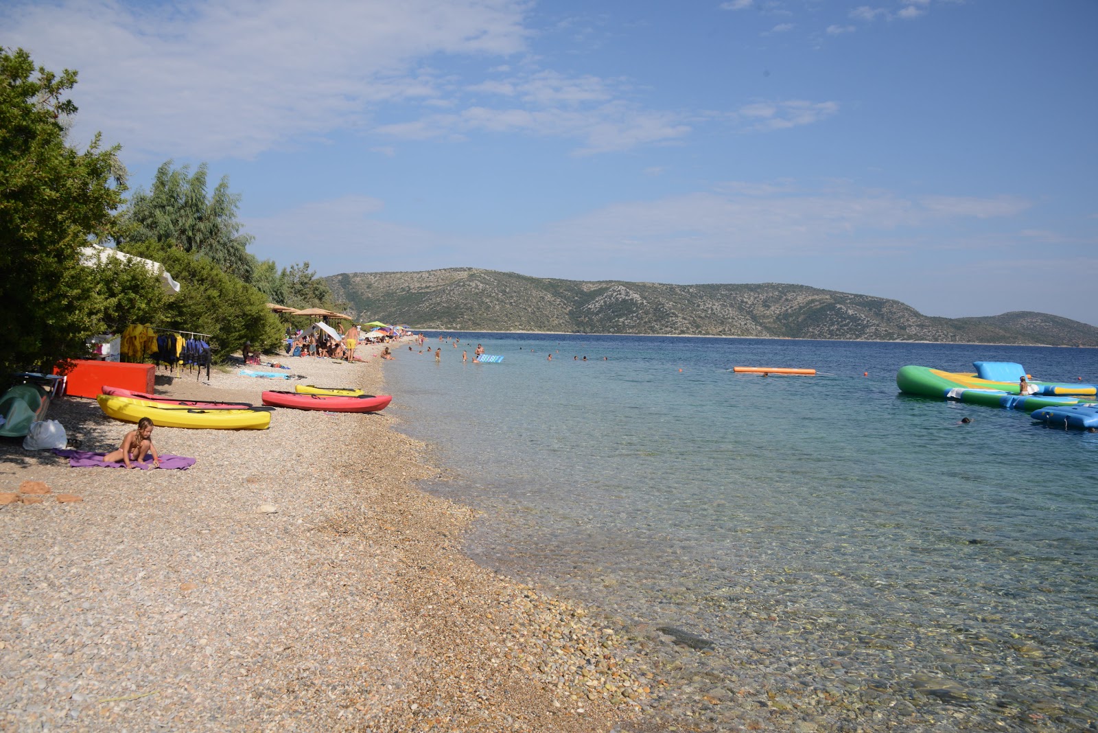 Foto af Ag. Dimitrios beach - populært sted blandt afslapningskendere