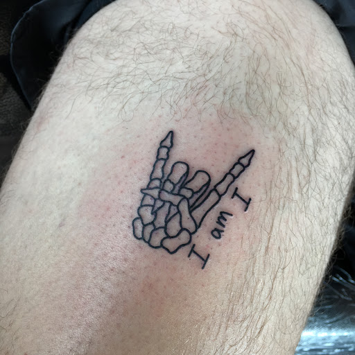 Explore joker card tattoo ideas, creative tattoo ideas in Tallmadge, available at Killjoy tattoo