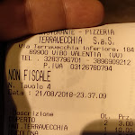 Photo n°1 de l'avis de Guida.o fait le 21/08/2018 à 21:37 sur le  Ristorante Terravecchia à Vibo Valentia