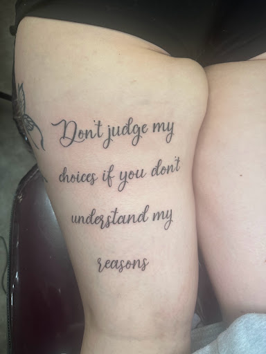 Explore smoking tattoo ideas, creative tattoo ideas in Moweaqua, available at Fleshwound Tattoo