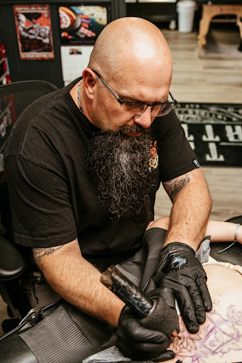 Explore forearm dragon tattoo ideas, creative tattoo ideas in Pocatello, available at Tys Tattoos
