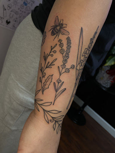 Explore men's dark tattoo ideas, creative tattoo ideas in Red Bank, available at Resilient Visions