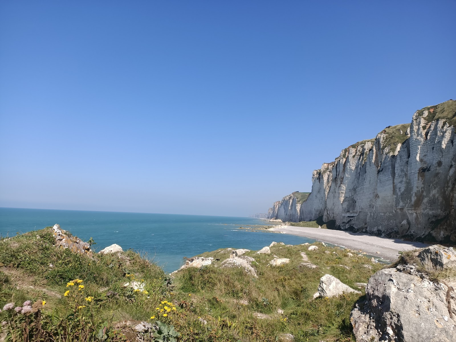 Foto di Plage de Senneville-sur-Fecamp zona selvaggia