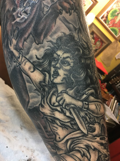 Explore ca tattoo ideas, creative tattoo ideas in Asbury Park, available at Old Glory Tattoo Co.