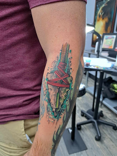 Explore tattoo ideas american flag, creative tattoo ideas in El Paso, available at American Tattoo Society of Ft Bliss
