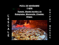 Restaurant Pizzeria L'Escale à Guipry-Messac menu