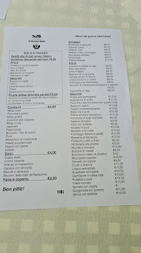 Carte du Osteria Al Vecchio Stallo à Udine