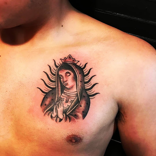 Explore small beach tattoo ideas, creative tattoo ideas in Calhoun, available at A Sailors Grave Tattoo Parlor