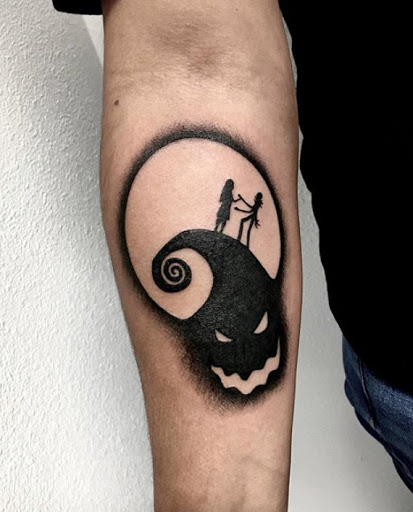 Explore scorpio constellation tattoo ideas, creative tattoo ideas in Odessa, available at Black Cat Tattoo Company