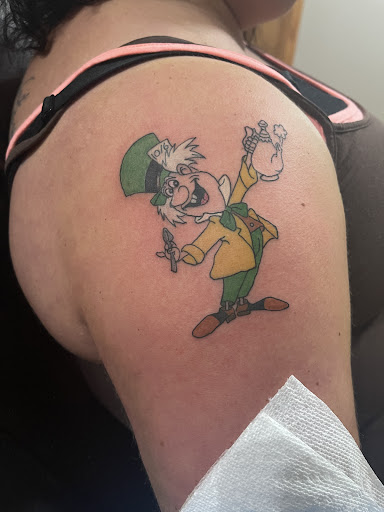 Explore simple witch tattoo ideas, creative tattoo ideas in Plattsburgh, available at Ink by Lace LLC