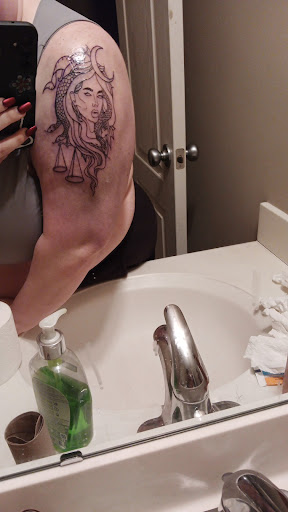 Explore 8 ball tattoo ideas, creative tattoo ideas in Warrensburg, available at Altered Visions Tattoo Studio