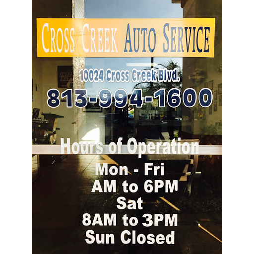 Auto Repair Shop «Cross Creek Auto Service», reviews and photos, 10024 Cross Creek Blvd, Tampa, FL 33647, USA