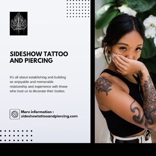 Explore tattoo art ideas, creative tattoo ideas in San Diego, available at Sideshow Tattoo and Piercing