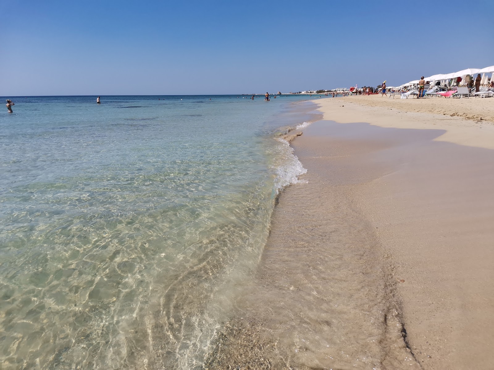 Foto di beach Torre Pali ubicato in zona naturale