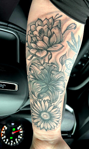 Explore puerto rico map tattoo ideas, creative tattoo ideas in Roanoke, available at RailYard INK