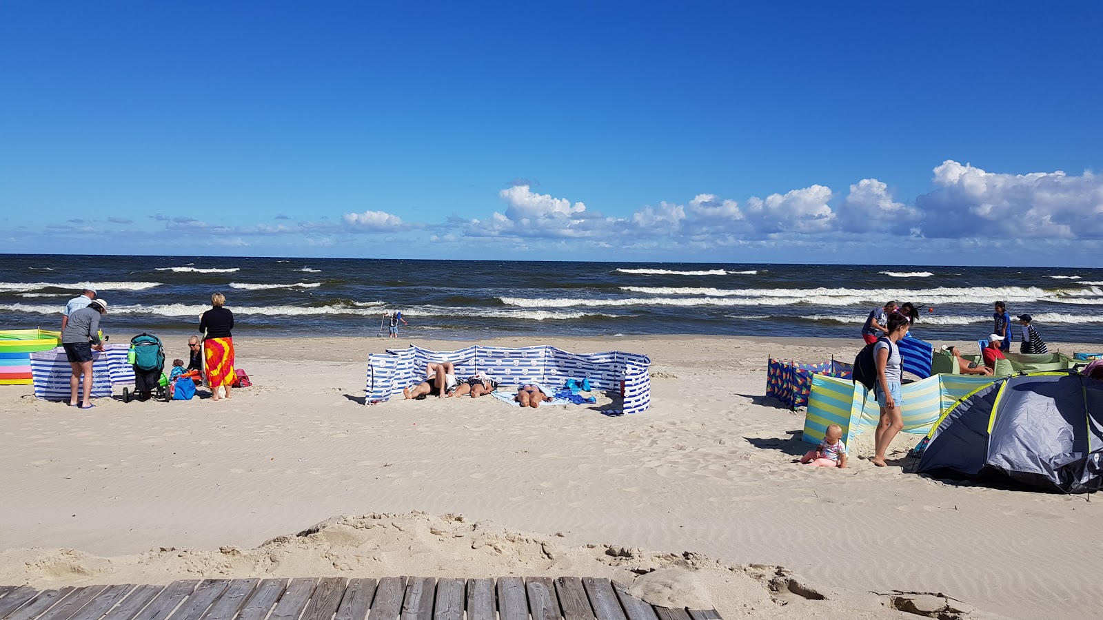 Krynica Morska beach'in fotoğrafı ve yerleşim