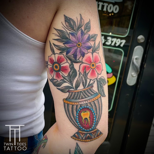 Explore bear claw tattoo ideas, creative tattoo ideas in Wappingers Falls, available at Twin Tides Tattoo