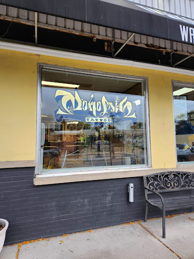 Explore sticker sleeve tattoo ideas, creative tattoo ideas in Minneapolis, available at Nokomis Tattoo