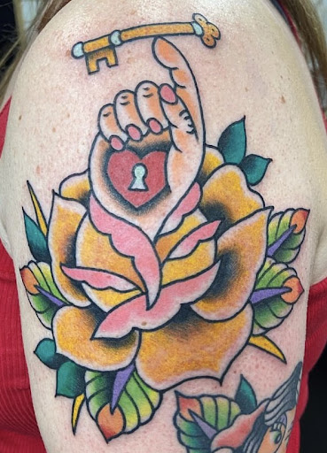 Explore tattoo ideas with infinity symbol, creative tattoo ideas in Boston, available at Good Faith Tattoos