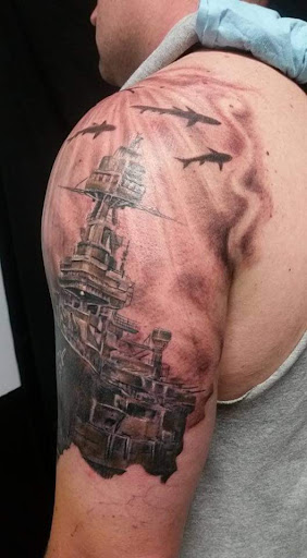 Explore girl tattoo ideas, creative tattoo ideas in Hudson, available at Synchronicity Tattoo Studio Llc