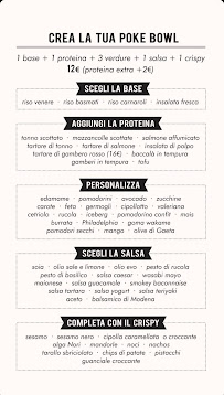 Menu du Tredici à Gaeta