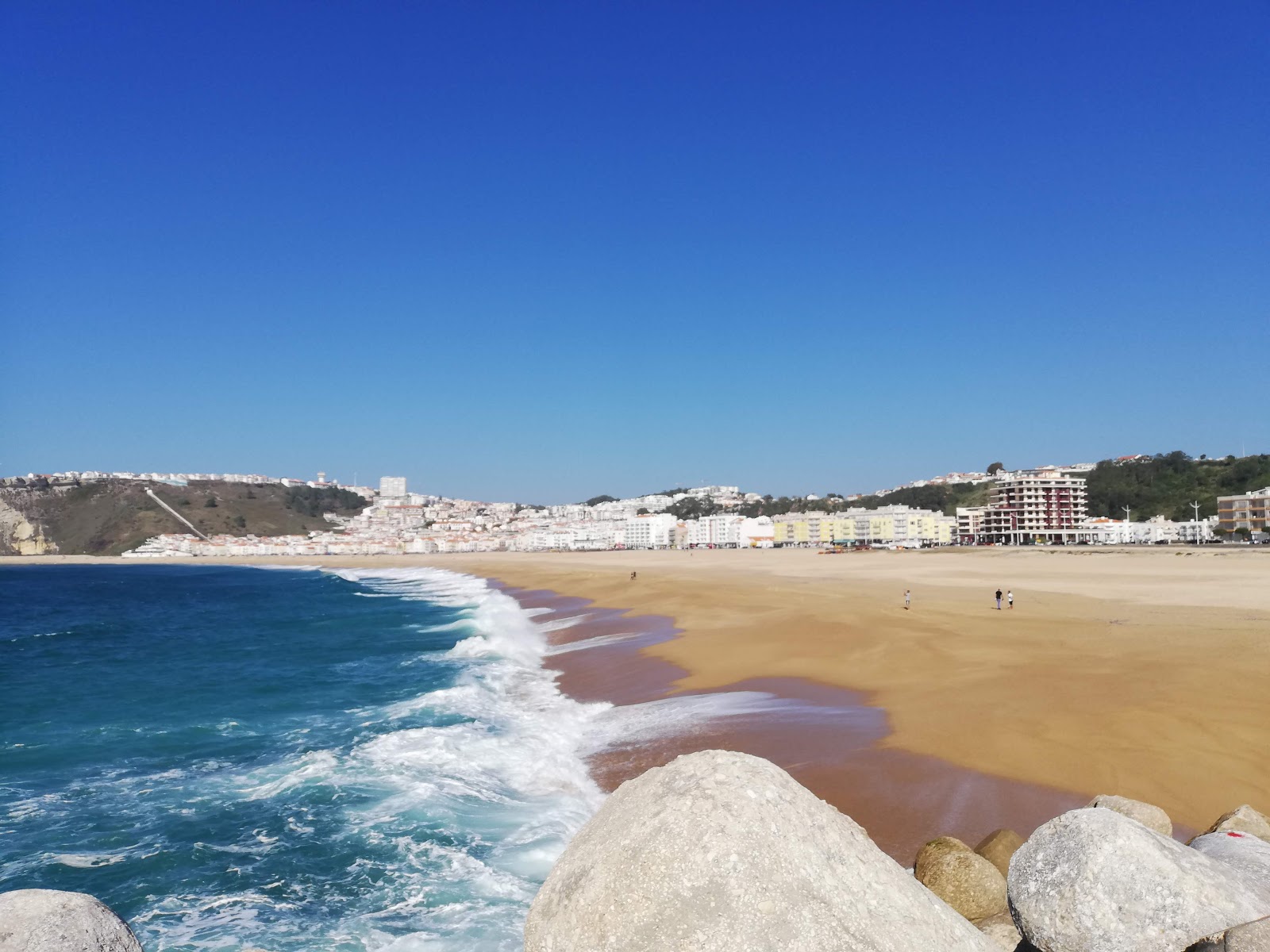 Photo of Nazare Beach with long straight shore