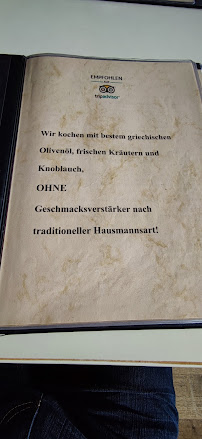 Ouzeri Was.Kost.Das à Leipzig menu