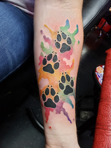 Explore lips tattoo ideas, creative tattoo ideas in Savannah, available at Tramp Art Studios