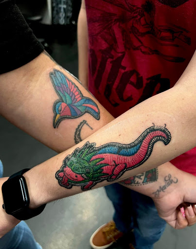 Explore simple black tattoo ideas, creative tattoo ideas in Corcoran, available at La Raza Tattoo 2