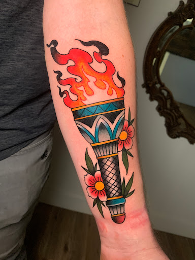 Explore hand tattoo ideas, creative tattoo ideas in Twentynine Palms, available at No Mans Land Tattoo