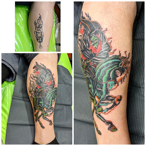 Explore grandparent tattoo ideas, creative tattoo ideas in Pittsburg, available at NeonMoon Tattoo