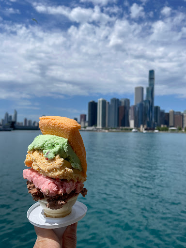 Ice Cream Shop «Original Rainbow Cone», reviews and photos, 840 E Grand Ave, Chicago, IL 60611, USA