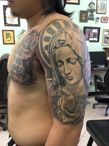 Explore leopard print tattoo ideas, creative tattoo ideas in Bakersfield, available at Art Studio