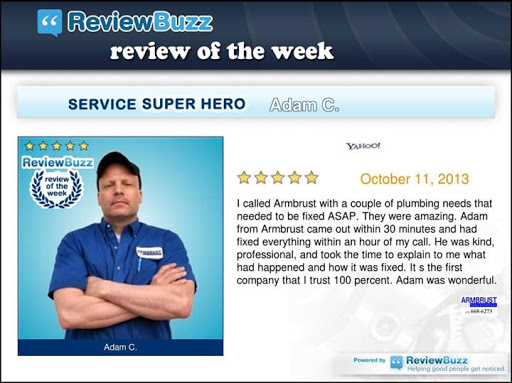 Plumber «Armbrust Plumbing, Heating & Air Conditioning», reviews and photos, 381 S Main Pl, Carol Stream, IL 60188, USA
