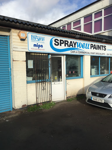 Spraywell paints Coventry