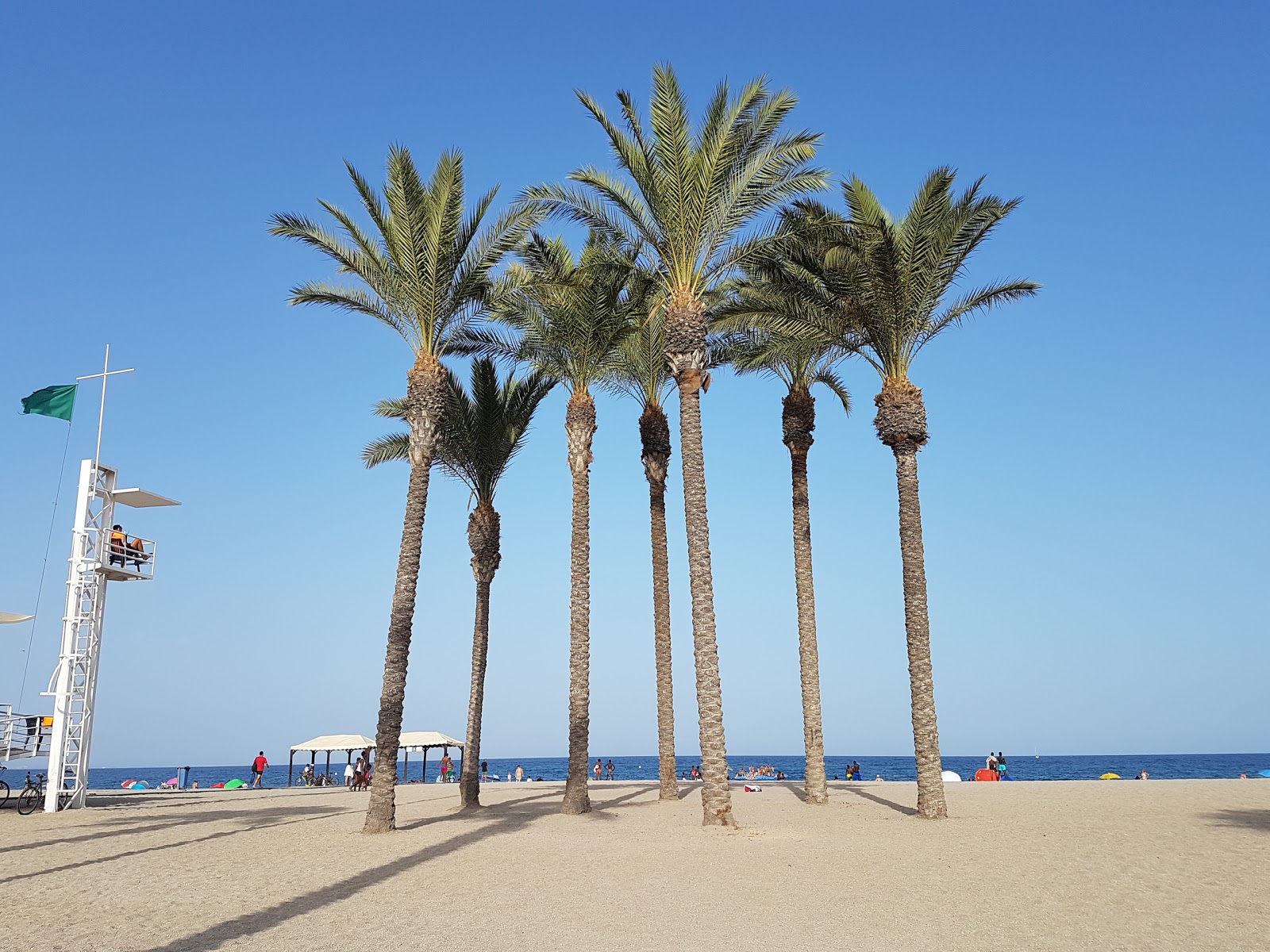 Foto van Playa de la Romanilla - populaire plek onder ontspanningskenners