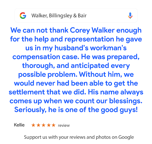 General Practice Attorney «Walker, Billingsley & Bair», reviews and photos