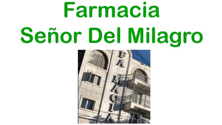 FARMACIA SEÑOR DEL MILAGRO