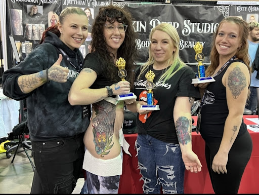 Explore live love laugh tattoo ideas, creative tattoo ideas in Roscoe, available at Skin Deep Studio Body Art & Beauty